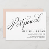 シンプル結婚延挿入 招待状 (正面/裏面)