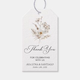 シンプル結婚式の引き出物ラベル ギフトタグ