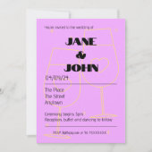 シンプル結婚式招待日ピンクのシャンパンラブ セーブザデート (正面)