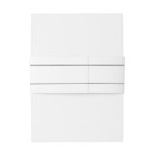 シンプル結婚式招待状クラシックベリーバンド 招待状ベリーバンド (裏面例)