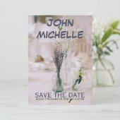 シンプル結婚式招待状予算 招待状 (スタンド正面)