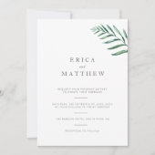 シンプル結婚式招待状 招待状 (正面)
