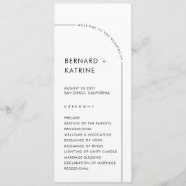 シンプル結婚式 プログラム