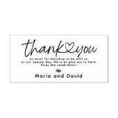 シンプル結婚感謝 ラバースタンプ (インプリント)