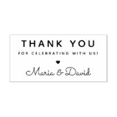 シンプル結婚感謝 ラバースタンプ (インプリント)