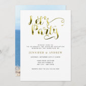 シンプル結婚披露宴招待状 招待状 (正面/裏面)