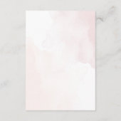 シンプル結婚植物素朴詳細 エンクロージャーカード (裏面)