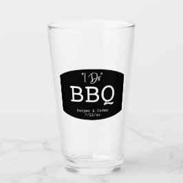 シンプル結婚素朴I do BBQ Glass タンブラーグラス
