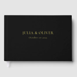 シンプル結婚Guestbookリネン結婚ズゲストFo ゲストブック