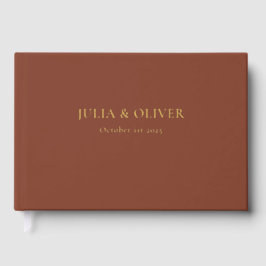 シンプル結婚Guestbookリネン結婚ズゲストFo ゲストブック