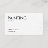 🎨🎨🎨シンプル絵を描の 名刺 (裏面)