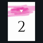 シンプル絵を描線とハート結婚ズ テーブルナンバー<br><div class="desc">このデザインはエレガントピンクの絵を描ストロークとハートを備えている。ブラックタイポグラフィとホワイトハートのコントラストがピンク絵を描のストロークに対して、クリーンなシンプルデザインを作成エレガントする。シンプルモダンでエレガンスのツイストを持つデザイン。このデザインは、どの結婚テーマにも最適。完璧なオールシーズン結婚ズのテーブル番号デザイン。一致する結婚式招待状やその他の文房具もカスタマイズ用意されている。必要なテーブル番号の数に応じて、各テーブル番号を個別に購入する。</div>