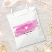 シンプル絵を描線とハート結婚ズ フェイバーバッグ (クリップ留めされた状態)