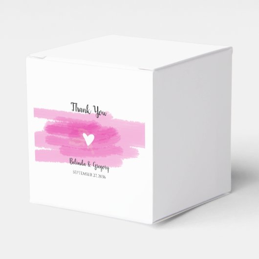 シンプル絵を描線とハート結婚ズ フェイバーボックス (正面サイド)