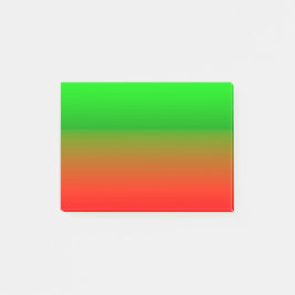 シンプル緑から赤 ポストイット