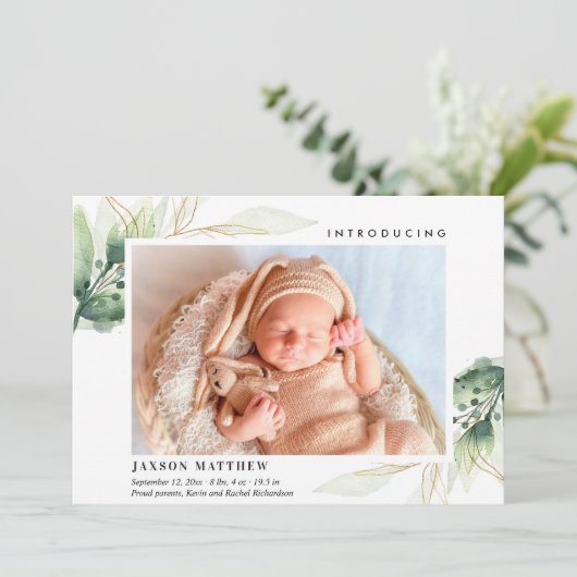 シンプル緑の金ゴールド葉の発生発表 (スタンド正面)