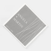 シンプル線お洒落シルバーグレー (コーナー)