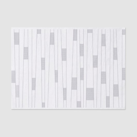 シンプル線ミニマル図モダンパターン 薄葉紙 (正面)