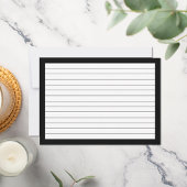 シンプル線ルールドインデックス勉強 ノートカード