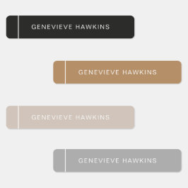 シンプル線名ラベル ラベル