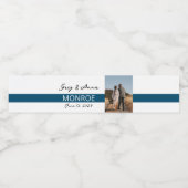 シンプル線結婚のウォーターボトルラッパーウォーターボット ペットボトルラベル (シングルラベル)