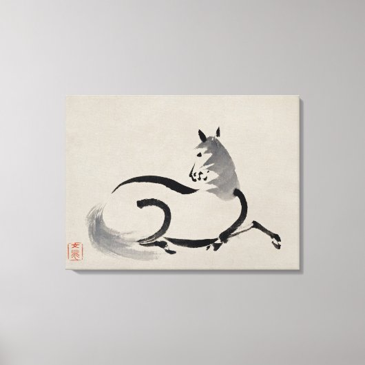 シンプル線 キャンバスプリント (正面)