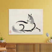 シンプル線 キャンバスプリント (インサイチュ (リビング))