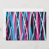 シンプル線Sweet sixteen16招待状 招待状 (裏面)