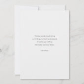 シンプル編スタイリッシュ集カスタム写真 シーズンカード (裏面)