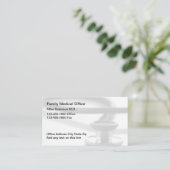 シンプル編集可能な医療アポイントメントカード 予約カード (スタンド正面)