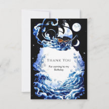 シンプル編集可能アドベンチャーパイレーツ誕生日