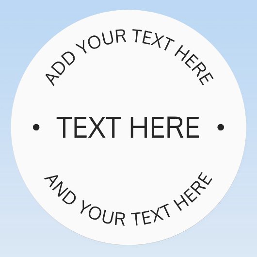 シンプル編集可能モダン文字 |白と黒 ラベル