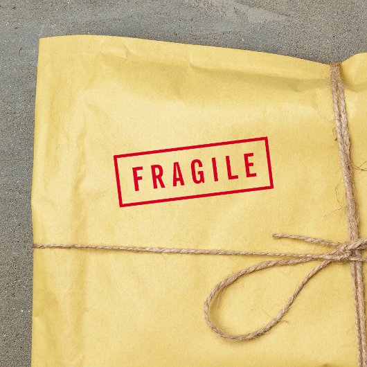 シンプル縁どはっきりした赤 セルフインキングスタンプ