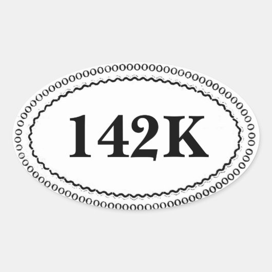 シンプル縁ど楕円ラベル 楕円形シール (正面)