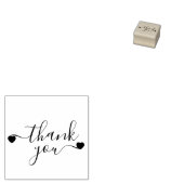 シンプル署名ミニマルありがとう ラバースタンプ (押印)