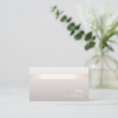 シンプル美しいエレガントサロン紹介カード 紹介カード (スタンド正面)