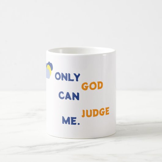 シンプル美学マグカスタム。 コーヒーマグカップ (中央)