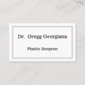 シンプル美容外科名刺 名刺 (正面)