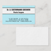 シンプル美容外科名刺 名刺 (正面/裏面)