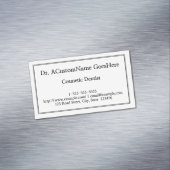 シンプル美容歯科用磁気名刺 マグネット名刺 (インサイチュ)