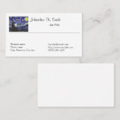 シンプル美術素晴らし個人向け名刺 名刺 (正面/裏面)