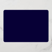 シンプル聖十字確認実在 箔招待状 (裏面)