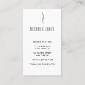 シンプル脊椎整形外科 名刺 (裏面)