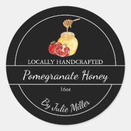 シンプル自家製のザクロ酸ハニーラベル ラウンドシール