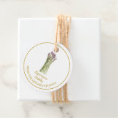 シンプル自家製アスパラガスのピクルスつるラベル フェイバータグ (インサイチュ)