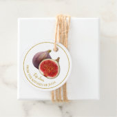 シンプル自家製イチジクつるジャムラベル フェイバータグ (インサイチュ)