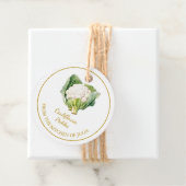 シンプル自家製カリフラワーのピクルスつるラベル フェイバータグ (インサイチュ)