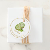 シンプル自家製キウィジャムつるラベルLホワイト フェイバータグ (インサイチュ)