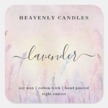 シンプル自家製キャンドルステッカー