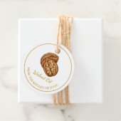 シンプル自家製クルミ油つるラベルLホワイト フェイバータグ (インサイチュ)